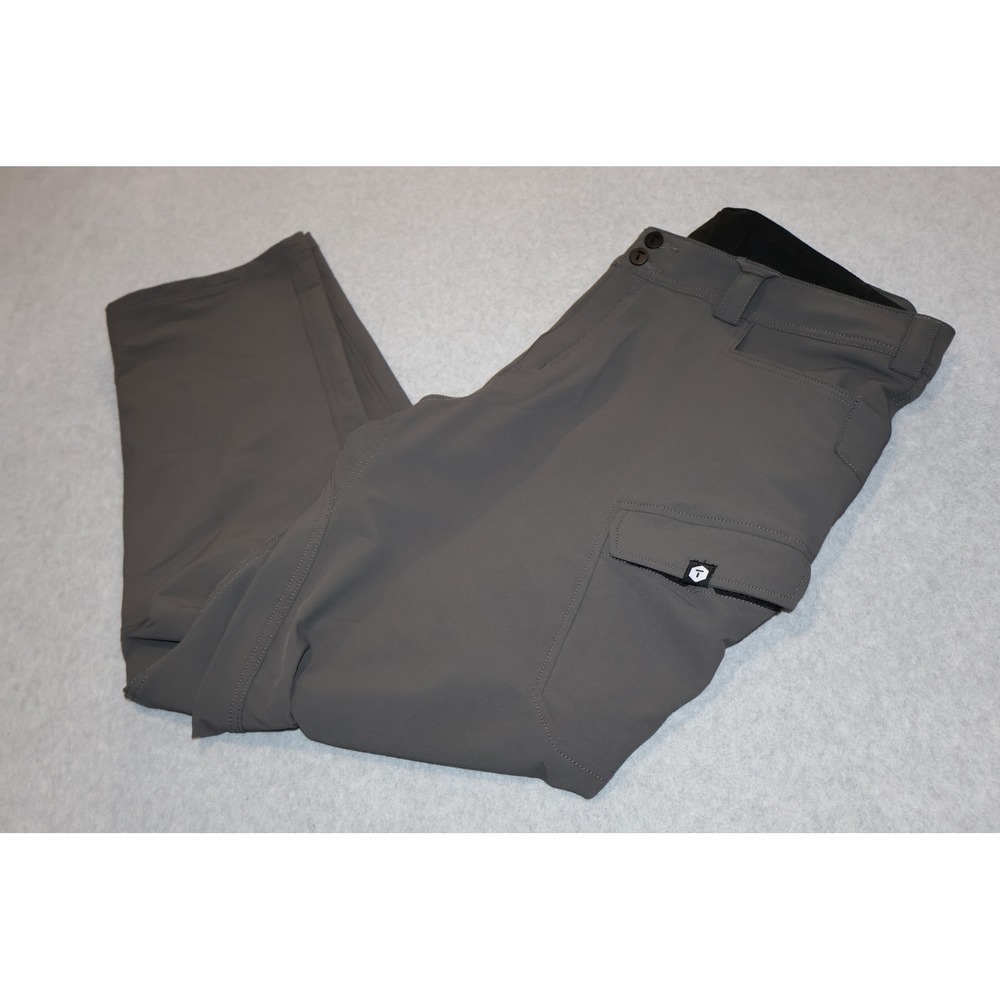 Truewerk Work Pants Mens 42x34 Gray T2 Werk Pants Cargo Utility Stretch